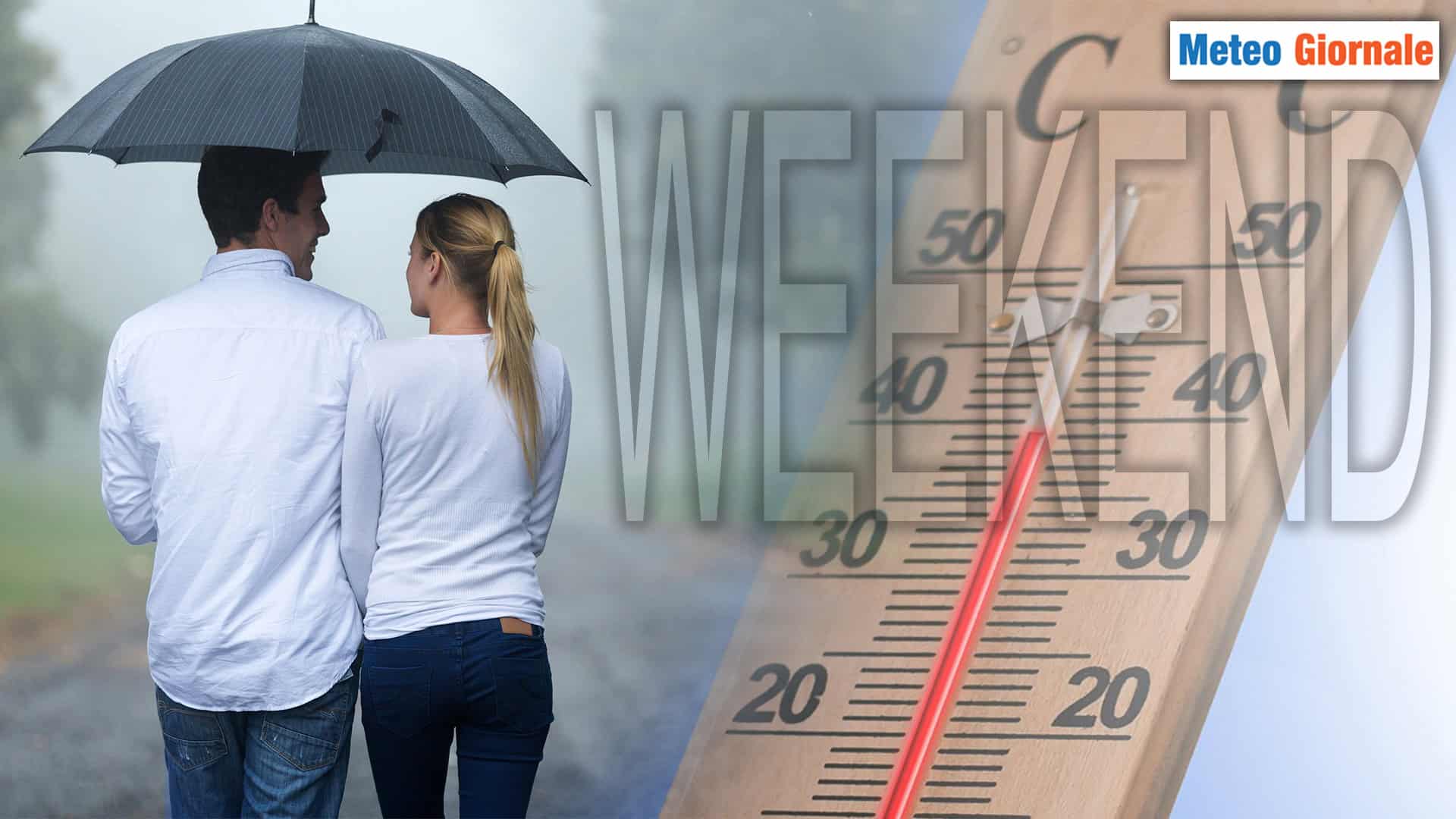 Meteo weekend: piogge e calo termico in arrivo