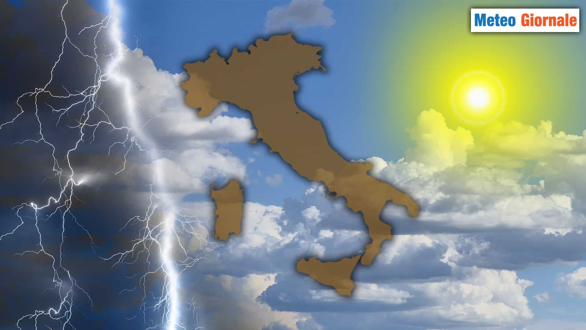 Meteo instabile sull’Italia: tra Temporali e un po’ di Sole