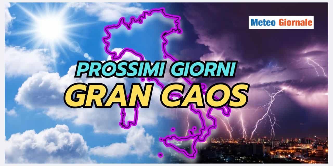 Temperature impazzite nei prossimi giorni, caos meteo, cosa succede
