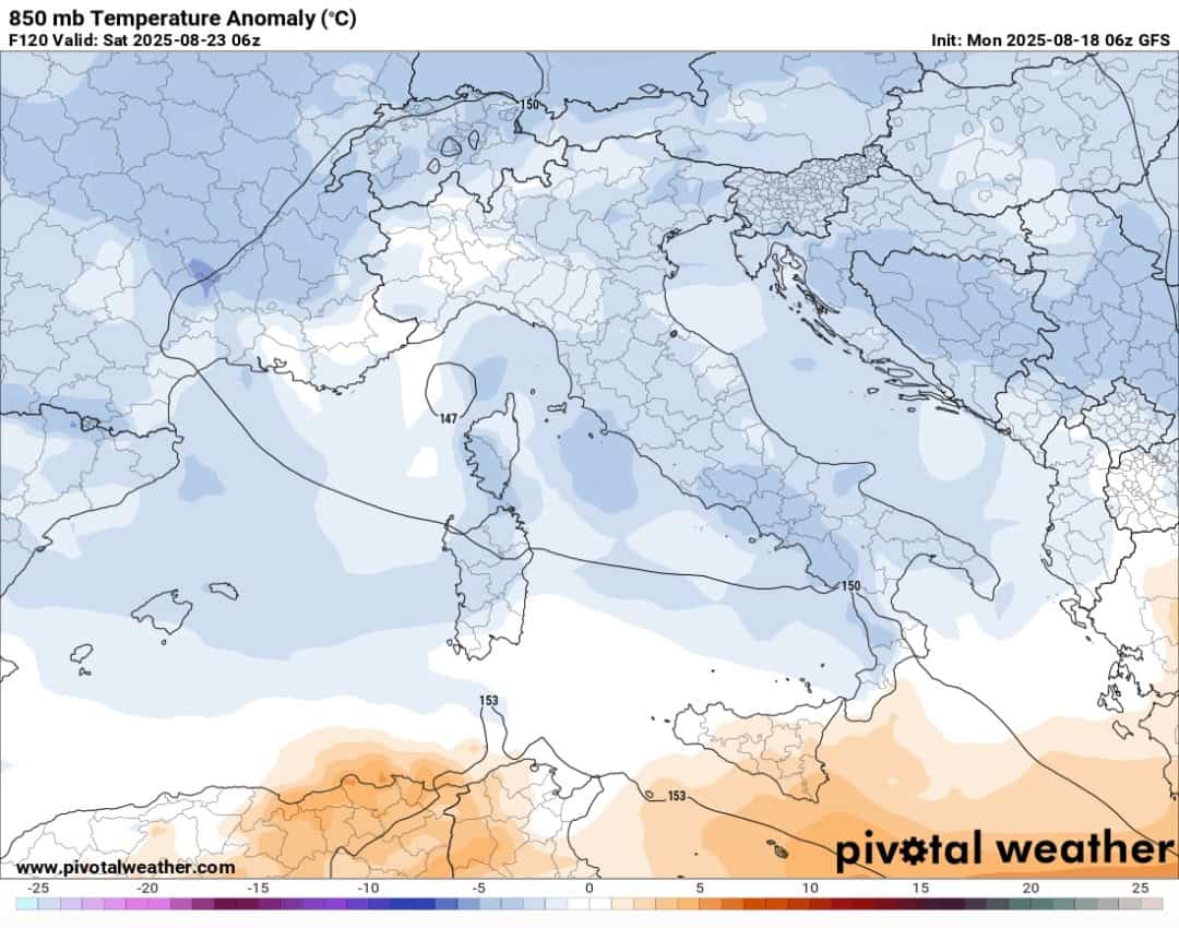 Crollo termico 23 agosto 