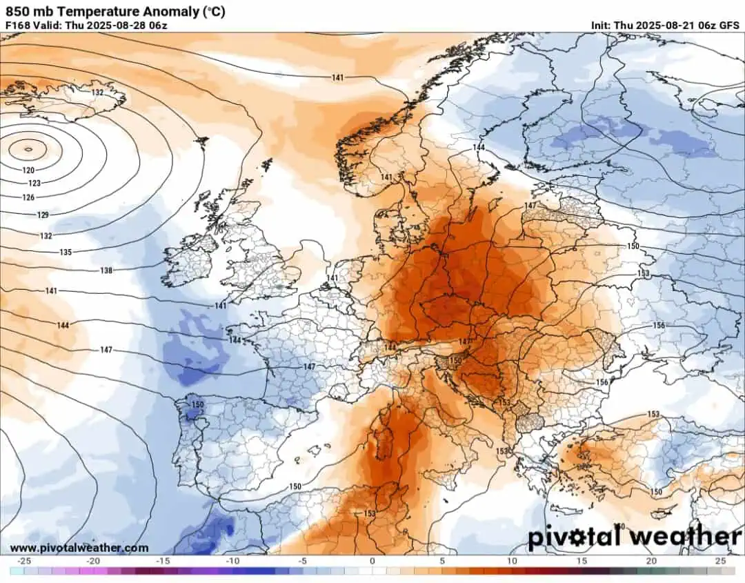 Ritorno del caldo 28 agosto