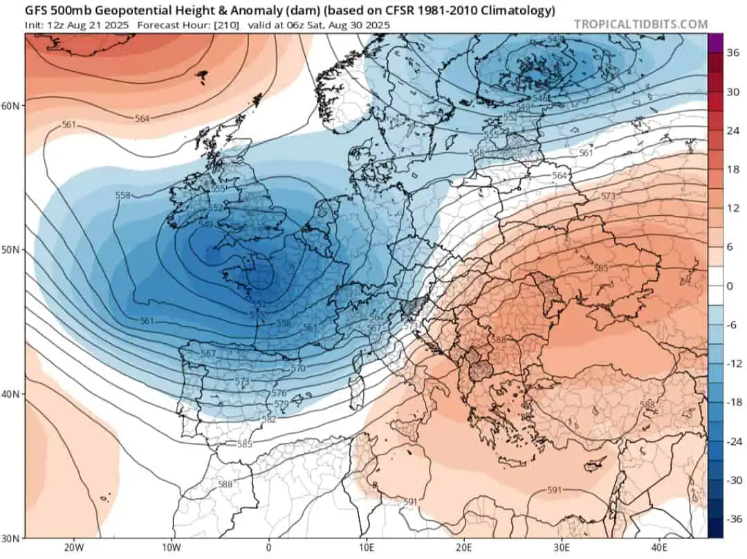 Tempesta fine agosto