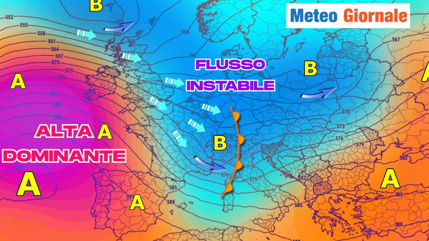 Peggioramento più importante in vista. Ecco quando in Agosto. Mappa