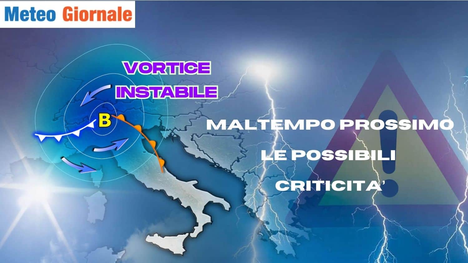 Locale forte maltempo in vista: ecco quando con province e città a rischio