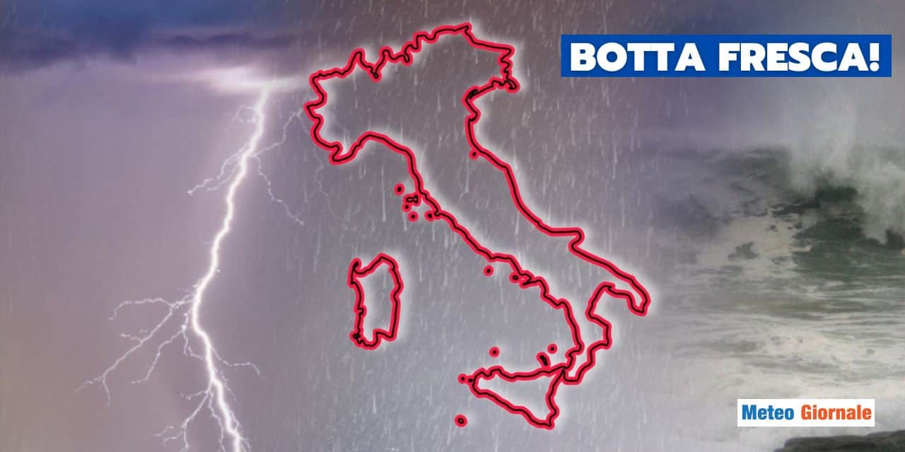 Meteo: botta fresca in dirittura d’arrivo, le regioni colpite