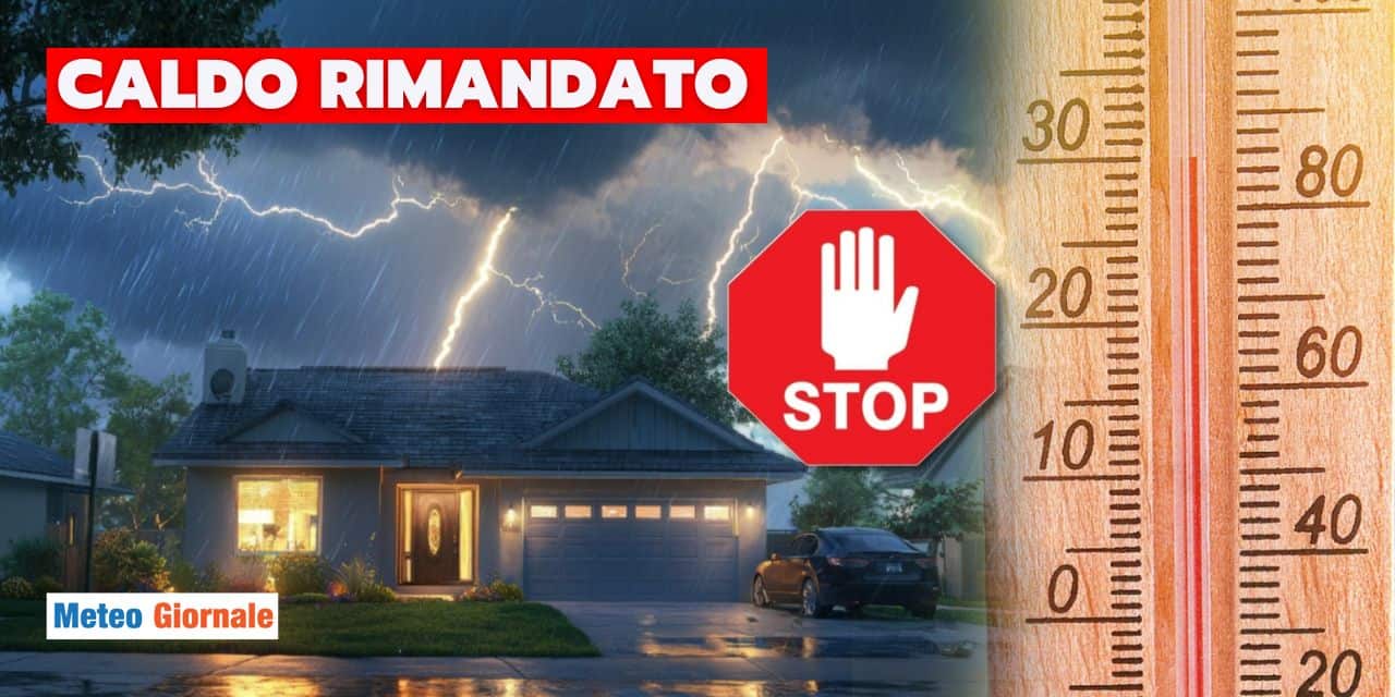 Meteo: niente caldo africano! Tutto posticipato a questa data