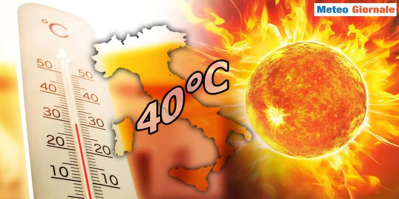 Temperature roventi in settimana