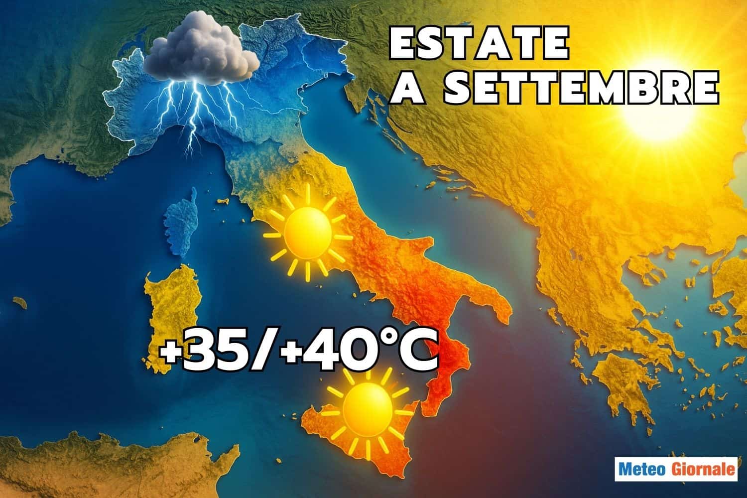 Meteo, al via l’Estate caldissima di Settembre
