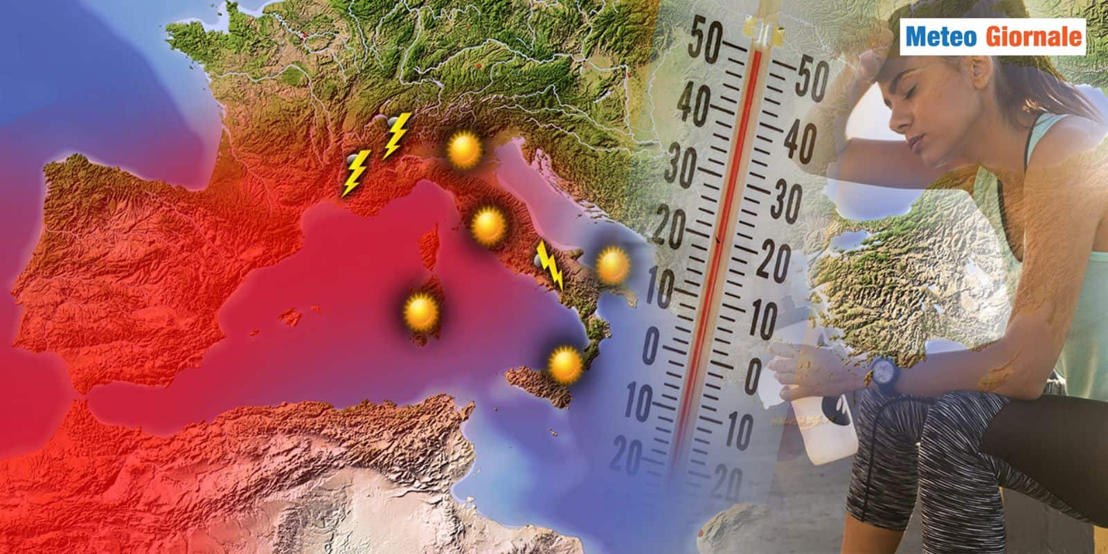 Il Meteo per FERRAGOSTO conferma il CALDO e TEMPORALI