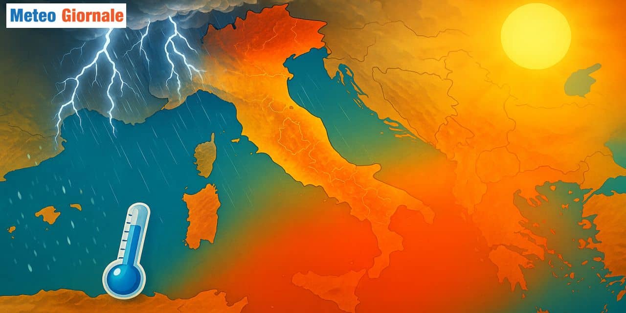 Meteo: forte maltempo pronto ad abbattersi al Nord, ecco la burrasca
