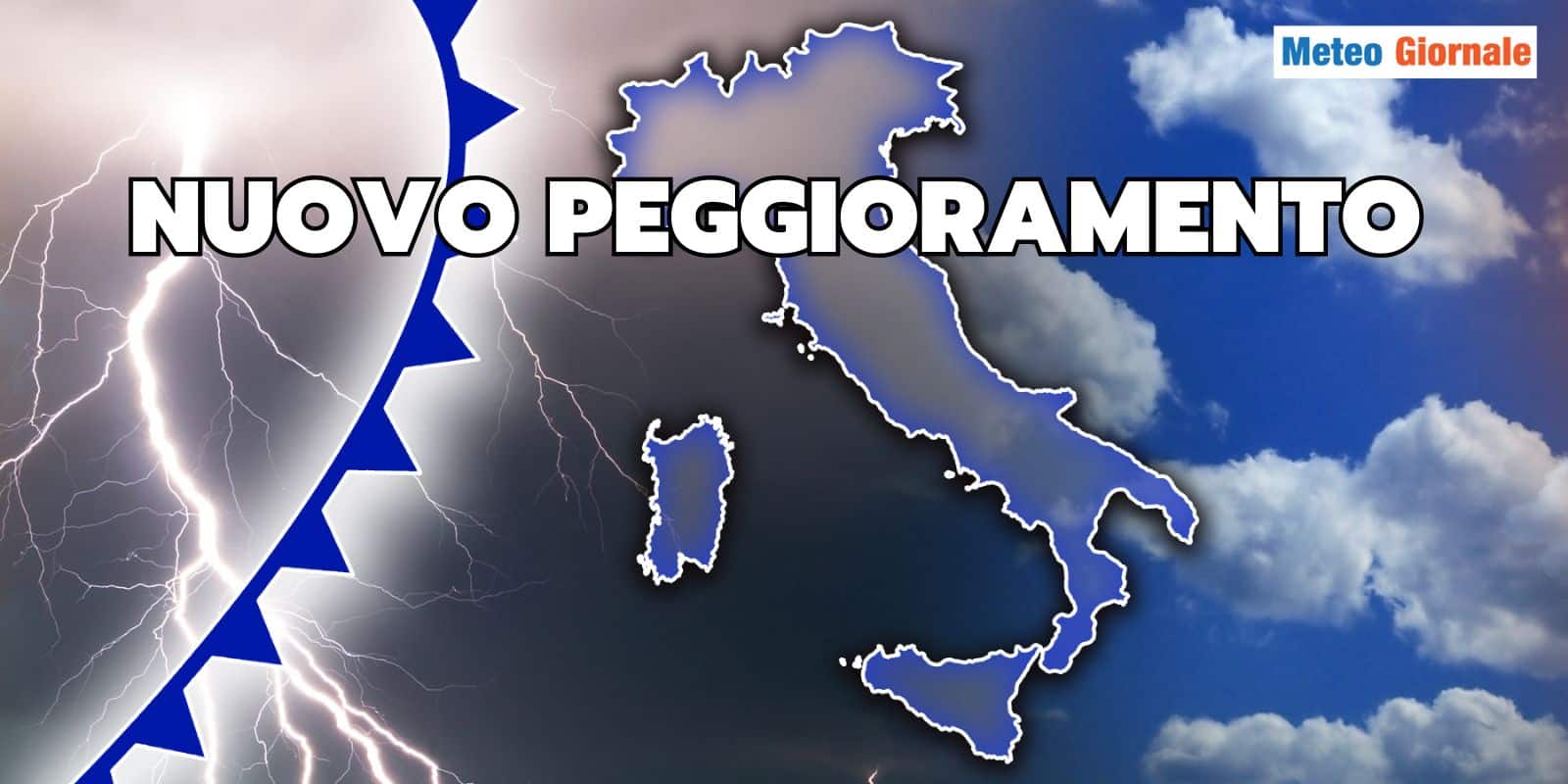 Ennesimo PEGGIORAMENTO Meteo, ecco dove e quando colpirà