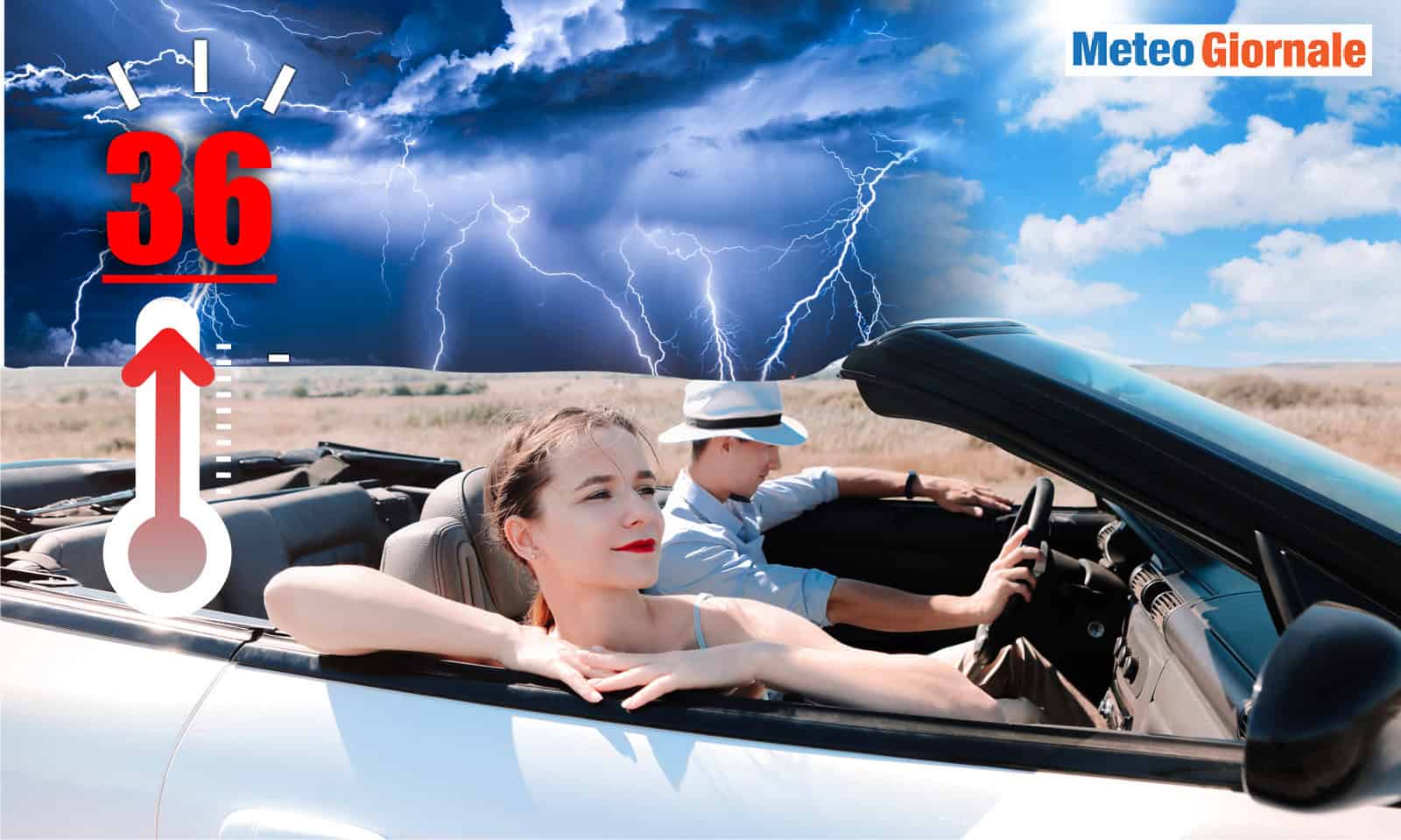 Caldo tropicale per oggi, meteo con “raffica di temporali”. Previsione