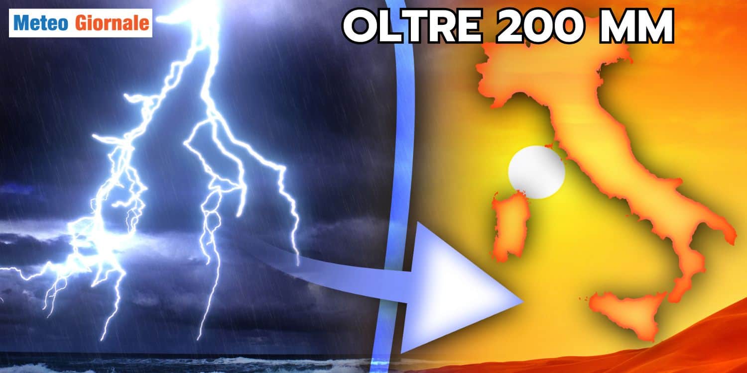 Piogge monsoniche nei prossimi giorni su 10 Regioni. Analisi meteo dettagliata