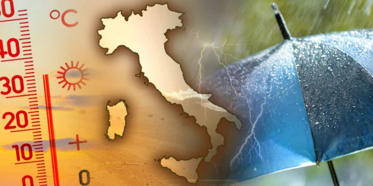 Meteo: alta pressione africana caldissima ma anche DEBOLE, ecco dove colpiranno i temporali