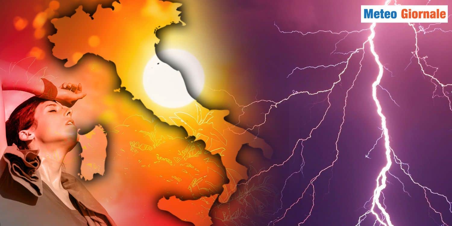 Meteo, a rischio “grandine su 5 Regioni. Caldo a 36-38 gradi su 8
