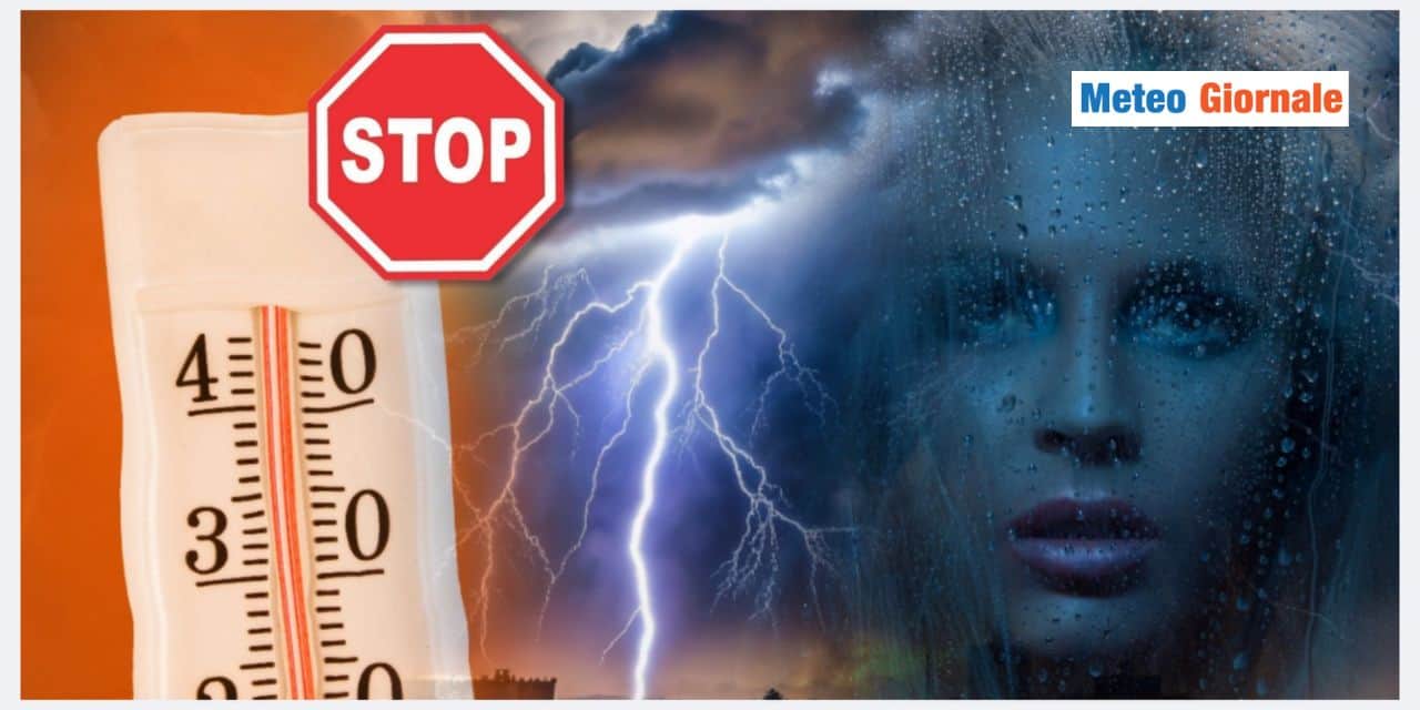 Dal caldo intenso alle piogge fortissime, meteo estremo sull’Italia