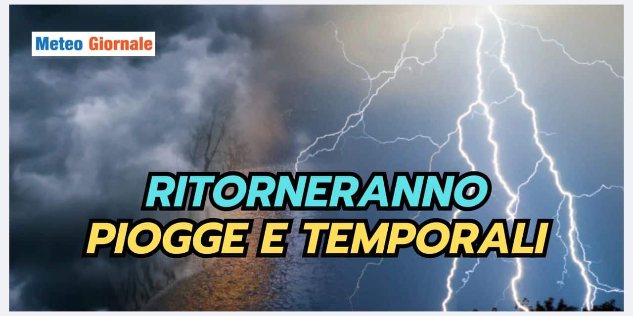 Meteo Mercoledì 10: ipotesi tanta pioggia in arrivo