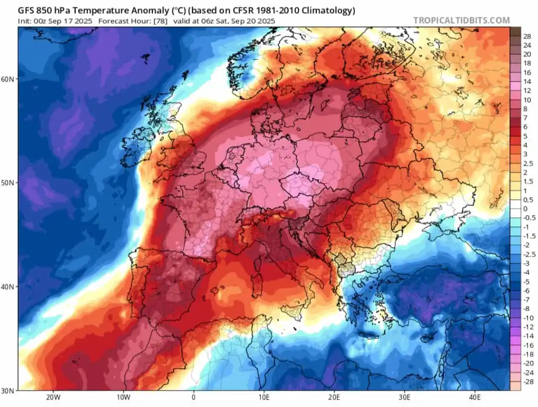 Caldo estivo weekend