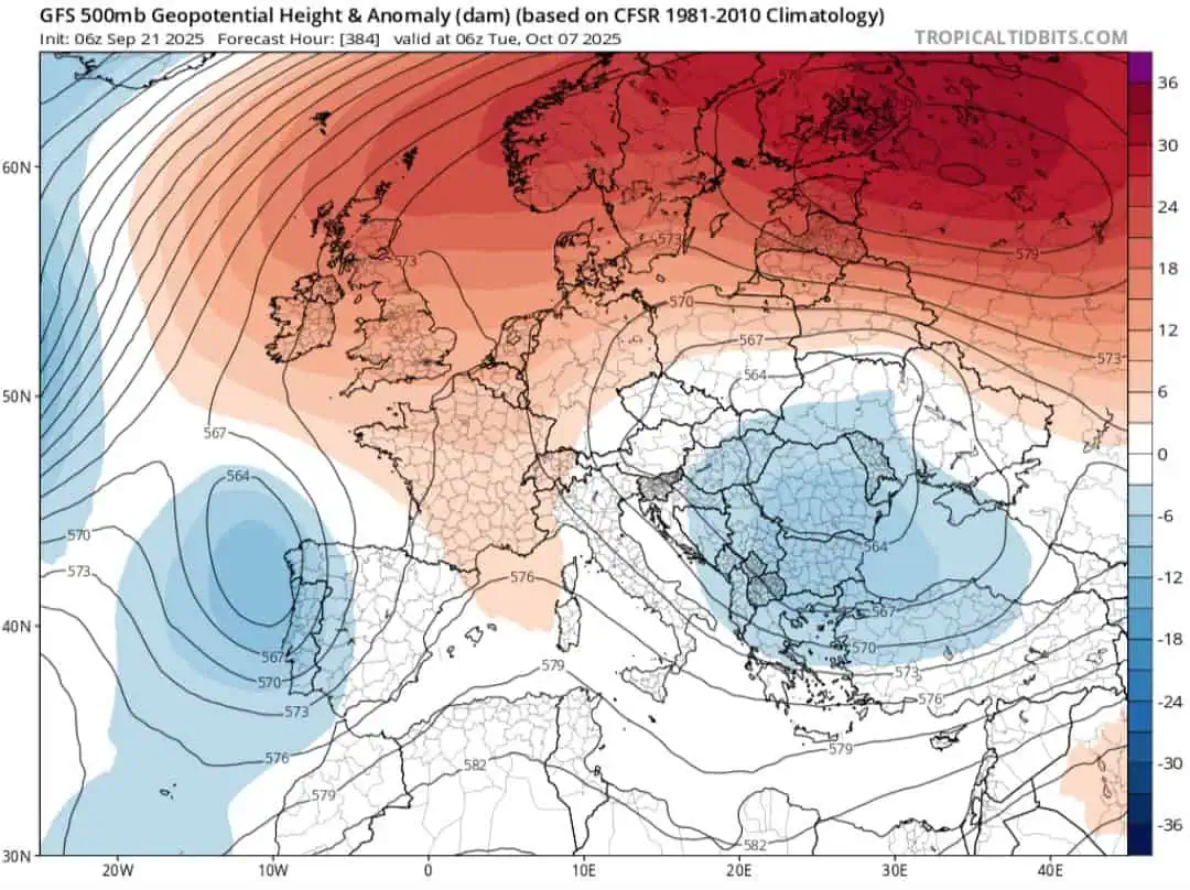 Meteo ottobre dinamico