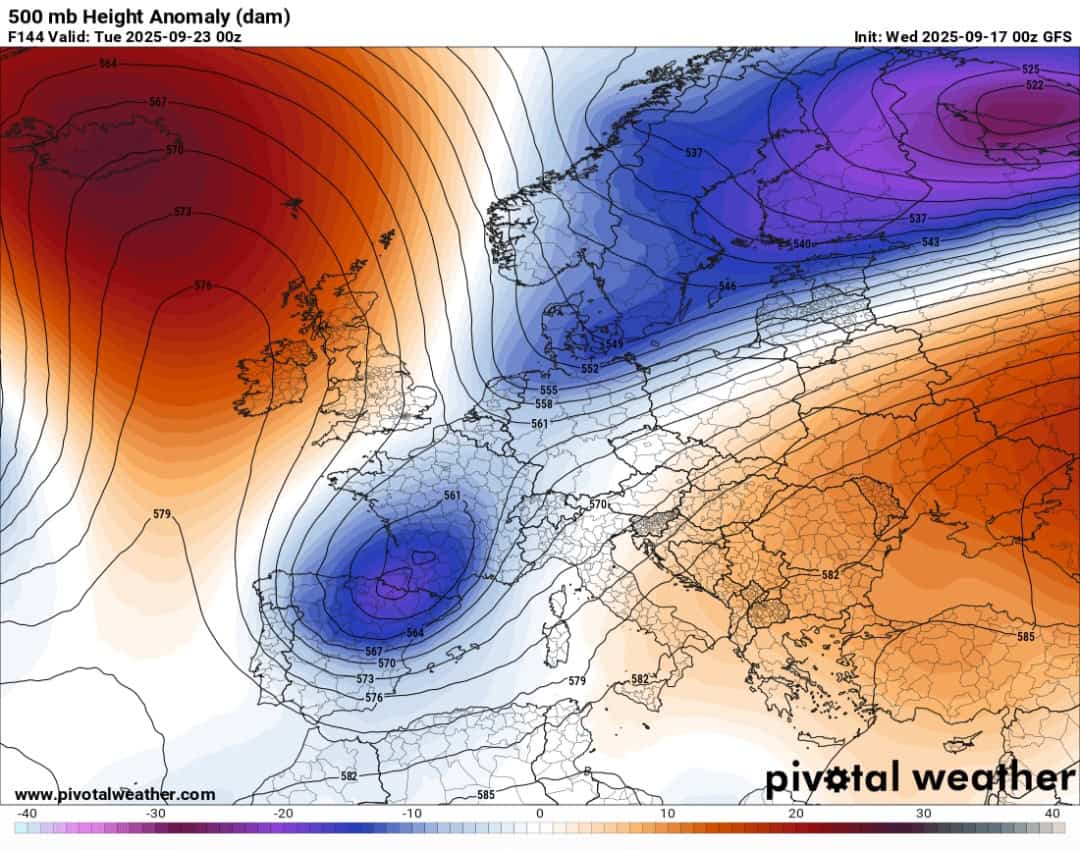 Peggioramento meteo 23 settembre 