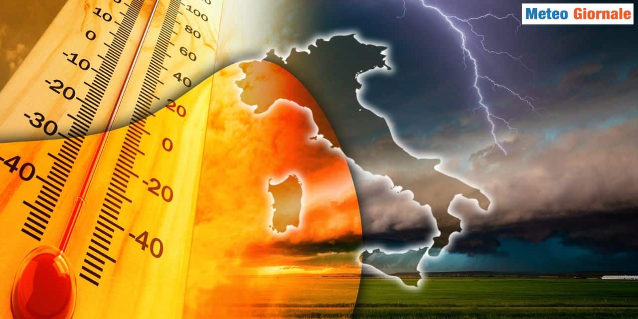 Meteo: temporali e calo termico, ma da metà settimana un grande ritorno