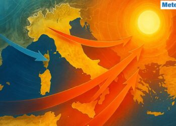 Arriva il maltempo preceduto da caldo intenso