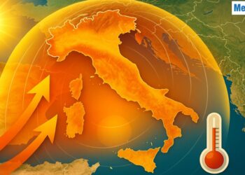 Forte anticiclone sull'Italia