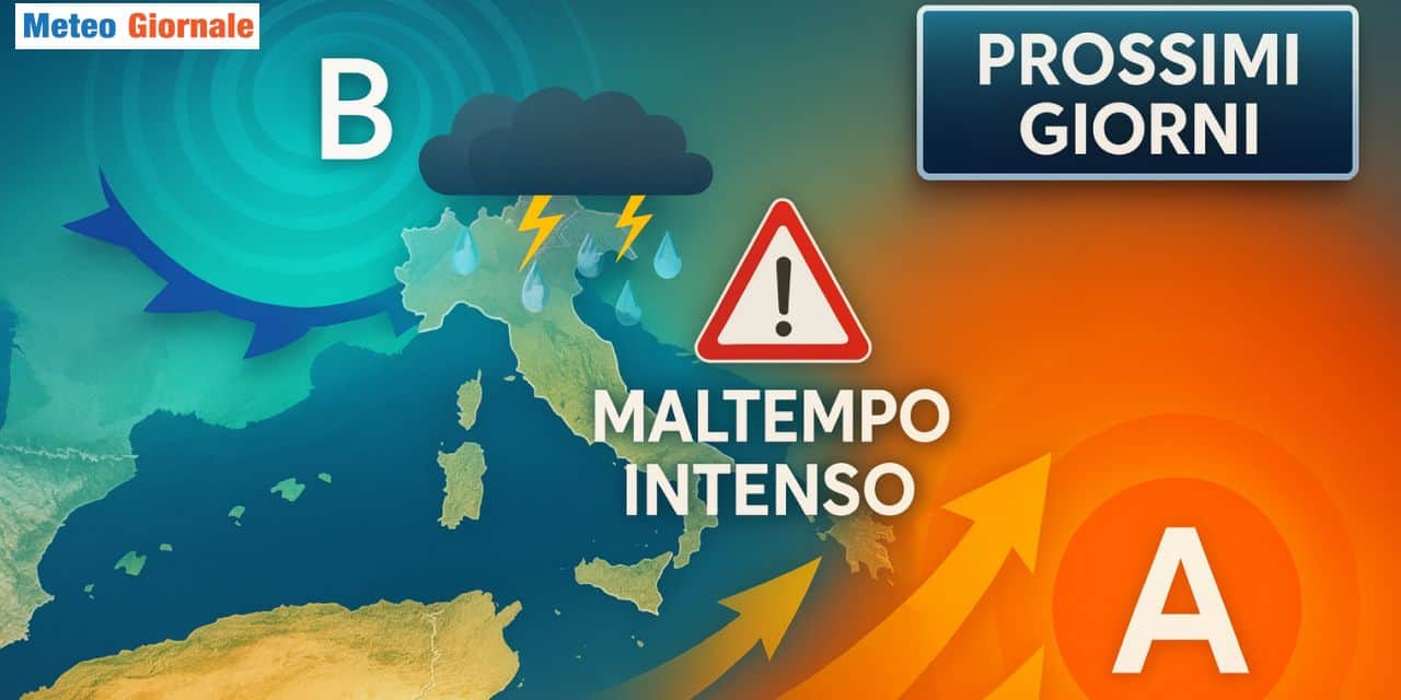 Meteo: si rivedono le piogge dopo il caldo, arriva il grande momento
