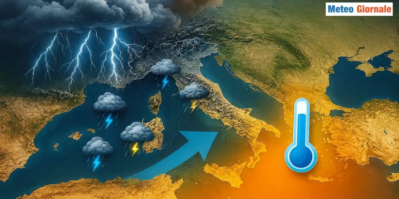 Forte perturbazione in arrivo