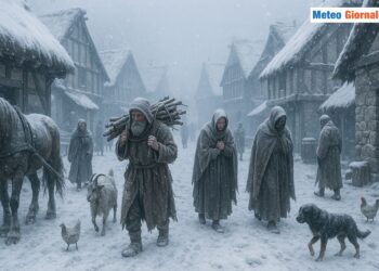 Ambientazione attorno al 500 d.C. Inverno. Evento PEGTA. Londra. (IA).