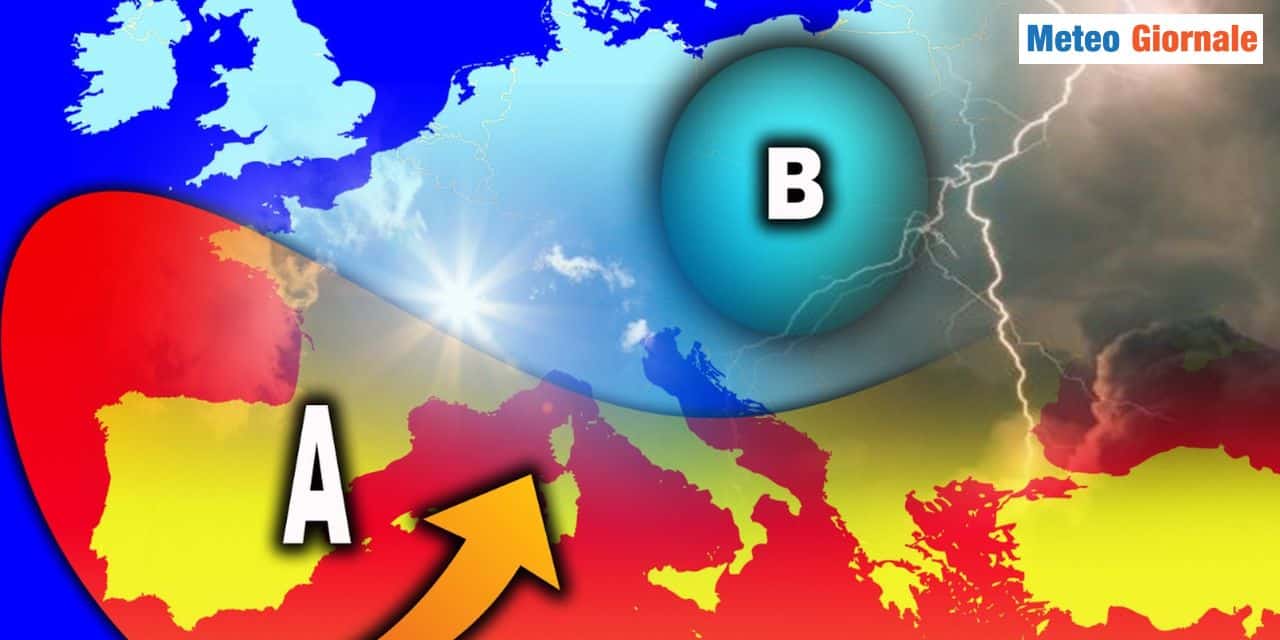 Meteo: le ultime piogge di Domenica ecco dove colpiranno, poi cambia tutto