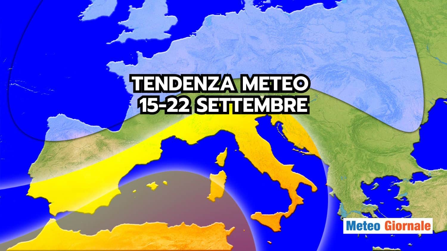 Tendenza Meteo: prossima settimana più anticiclonica, ma con locali rovesci