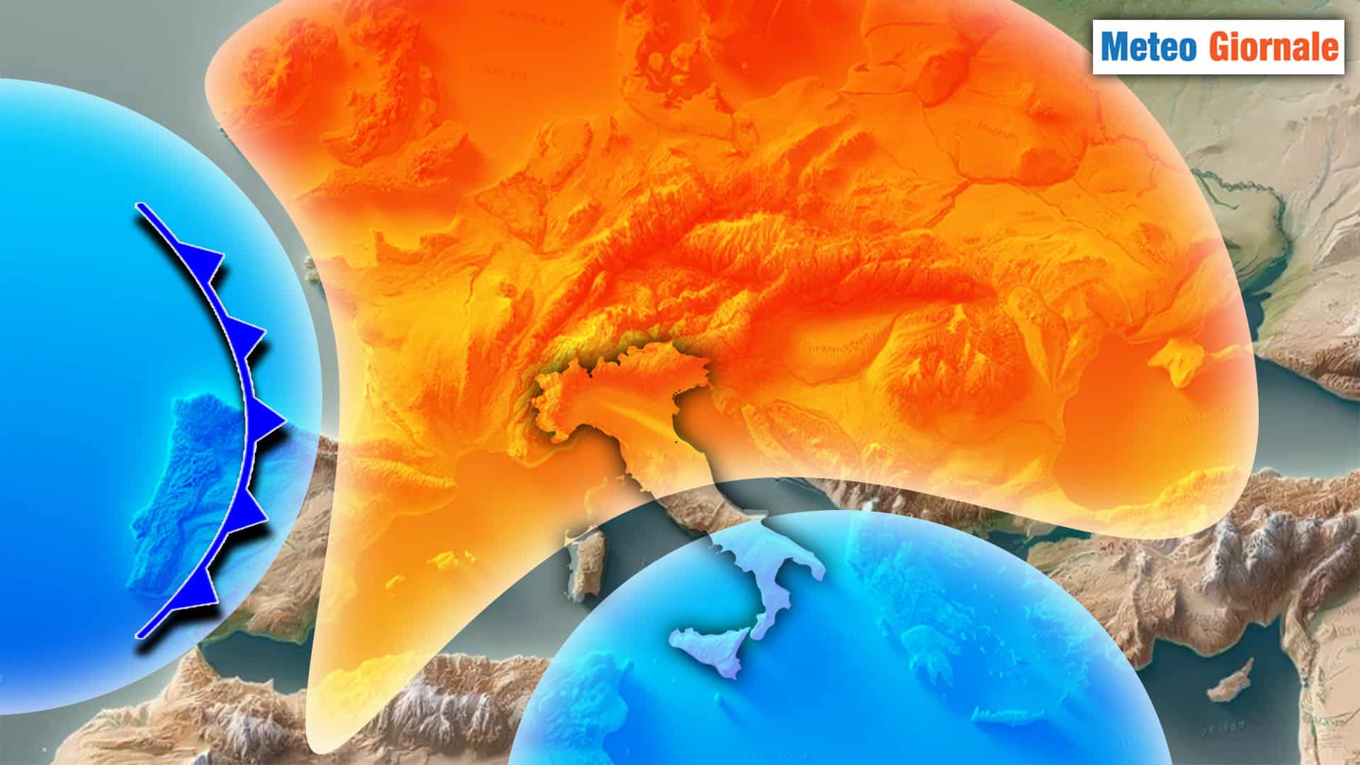 Meteo Weekend: Sud sotto la pioggia, Nord ancora protetto