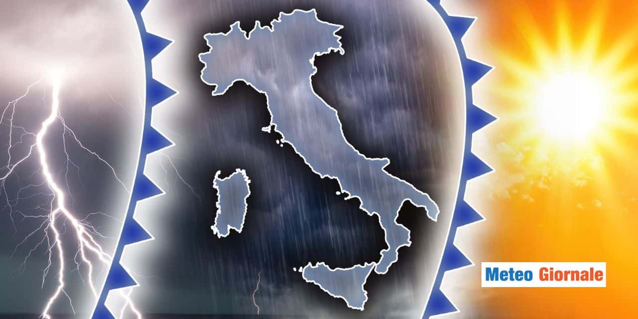 Meteo: ancora PIOGGE INTENSE, ma non per tutti. Le regioni interessate