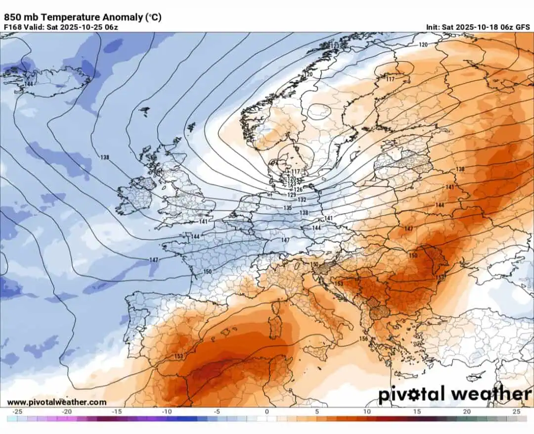 Caldo anomalo 25 ottobre