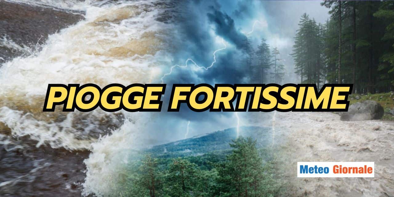 Ottobrata KO, in arrivo piogge FORTISSIME su numerose Regioni