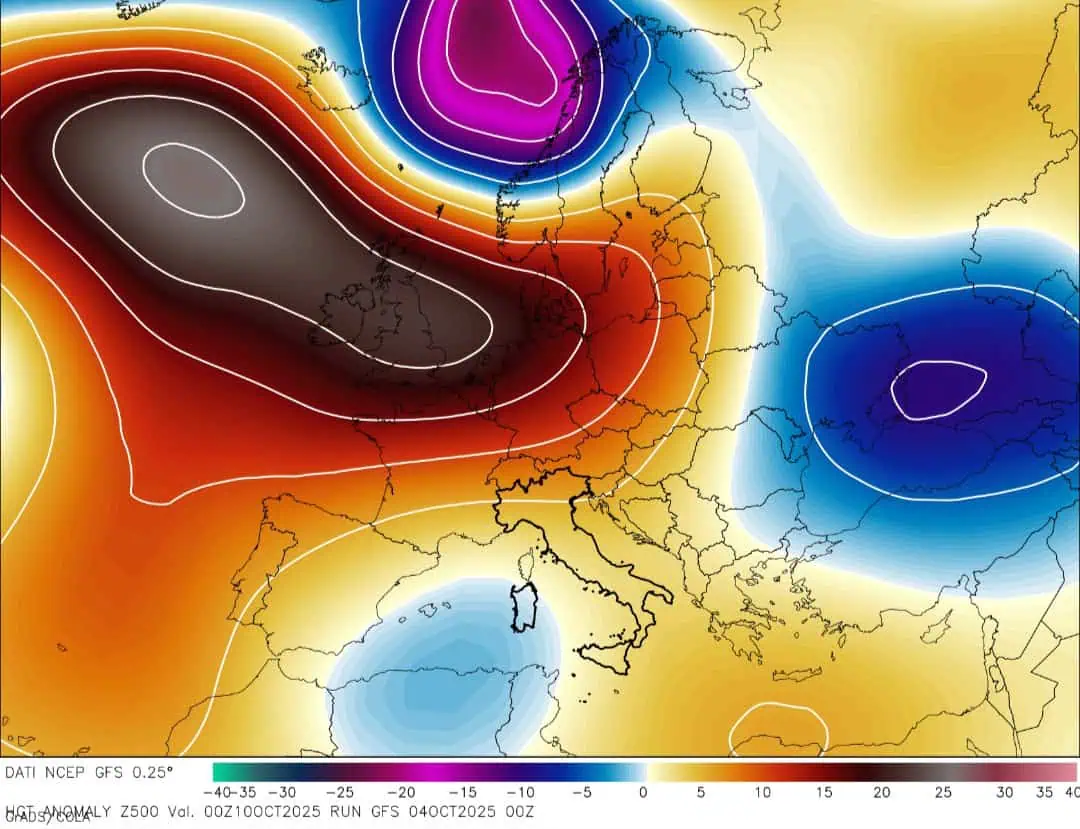 Meteo ottobre 2025
