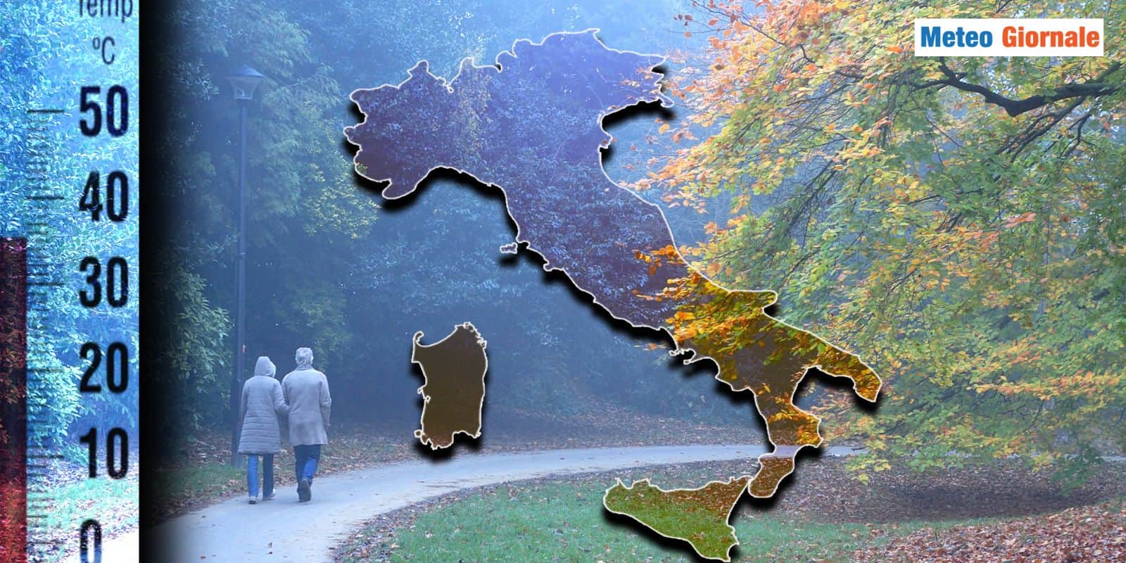 Ottobre chiuderà con una svolta meteo: piogge e clima da vero Autunno