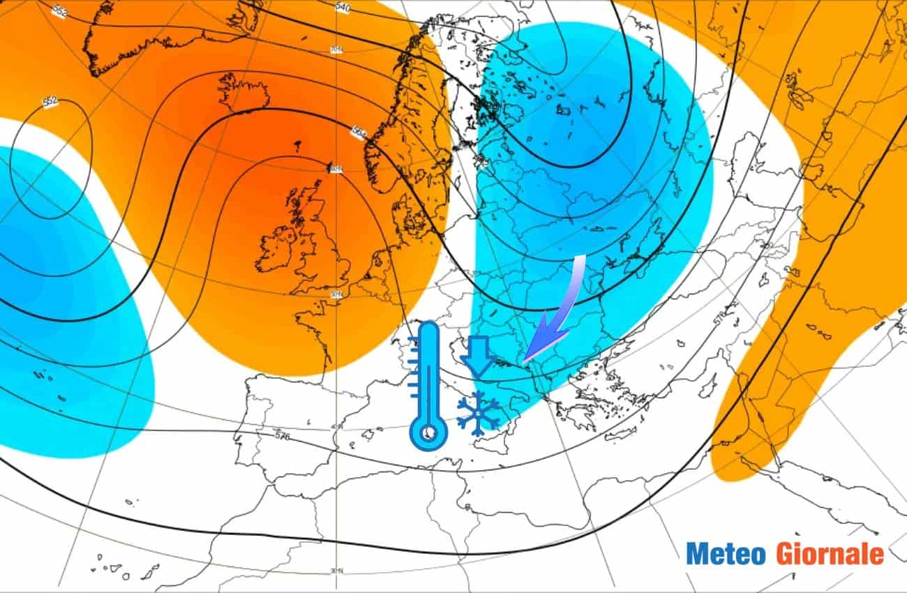 Tendenza Meteo: irruzione FREDDA nella prossima settimana? I dettagli con le mappe ECMWF