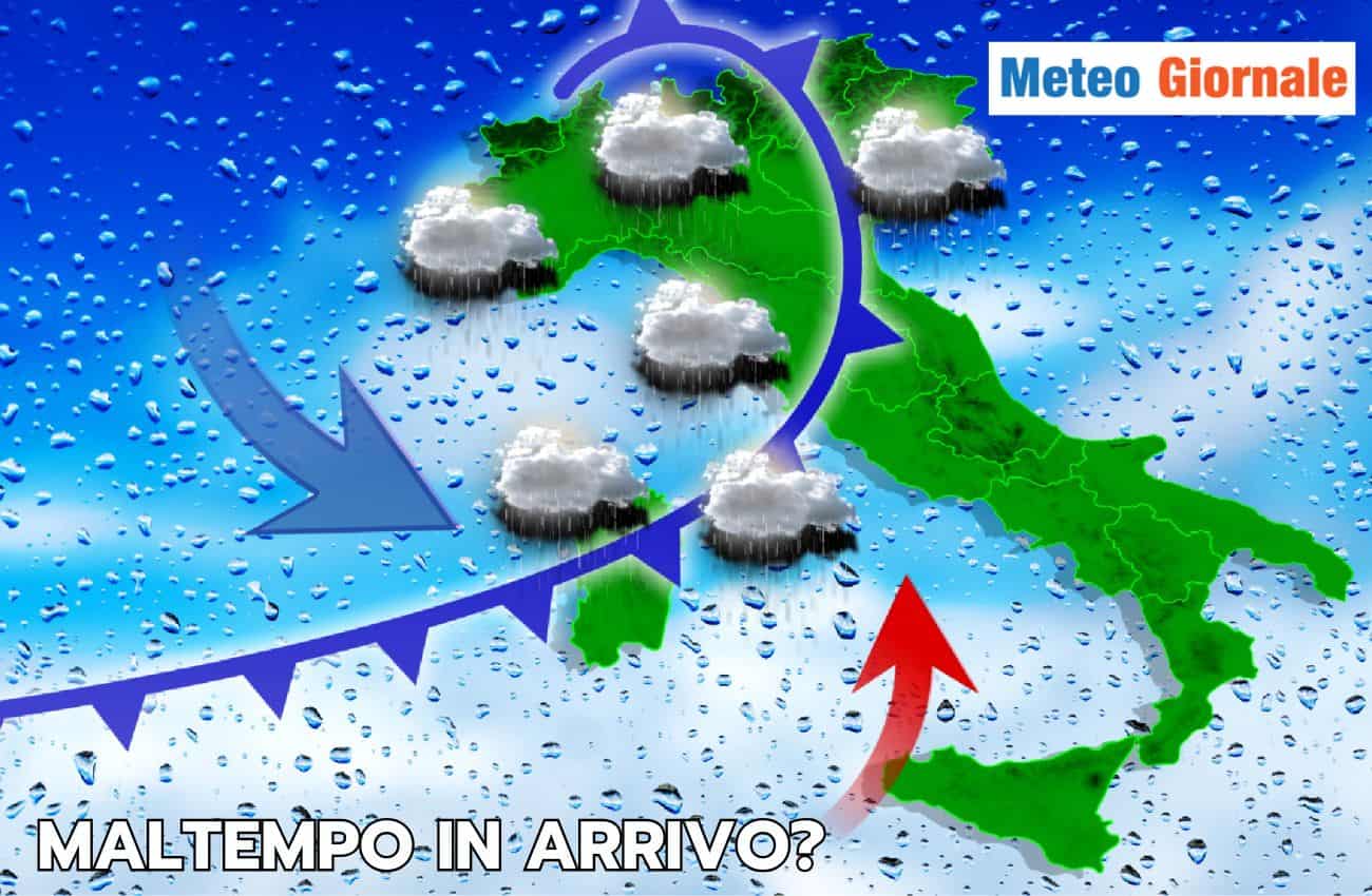 Piogge molto abbondanti in arrivo, ecco cosa cambia nel meteo d’Italia