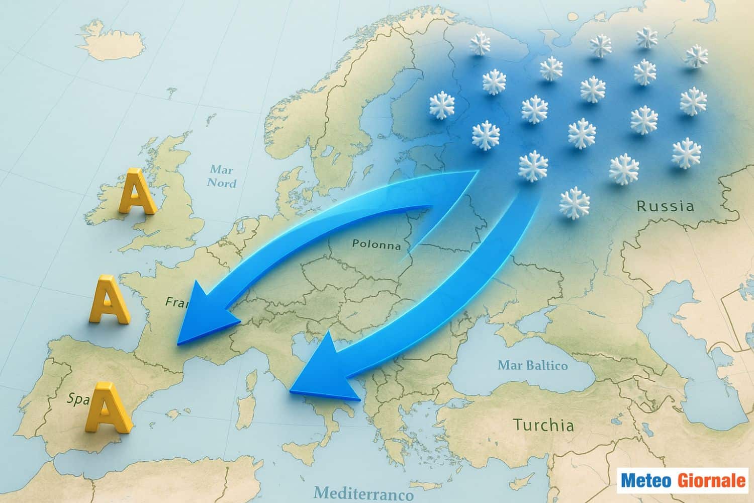 Autunno anomalo: freddo precoce. Il Burian si rafforza in Russia