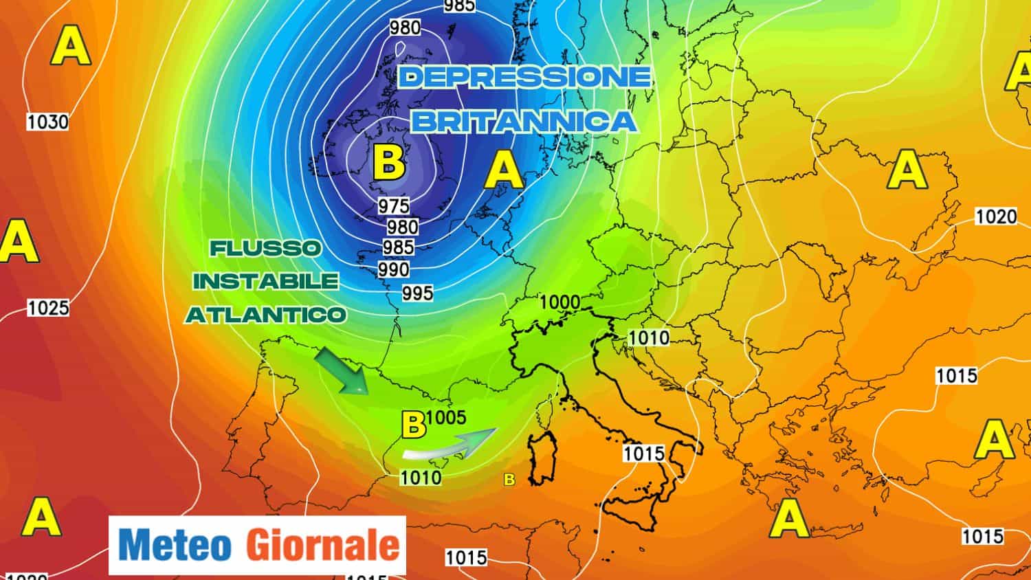 Cambia tutto: altra circolazione e altre aree con più piogge. Ecco quando