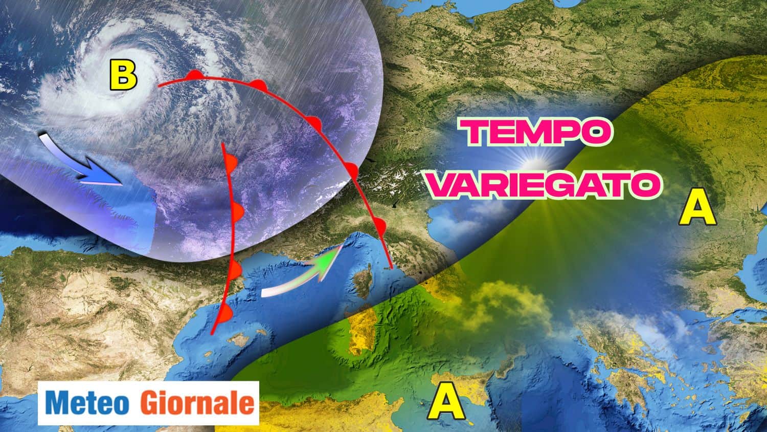 Weekend Ognissanti: evoluzione a due facce sull’Italia, anche piogge. Mappa esclusiva