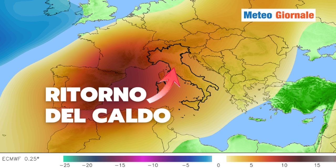 Ritorna il caldo africano