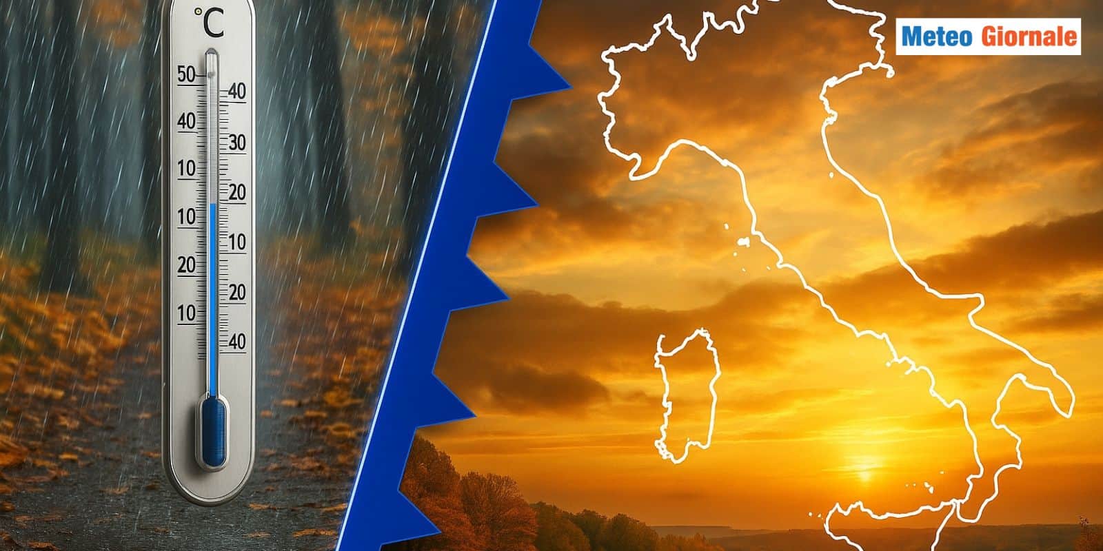Inizio NOVEMBRE subito scatenato: prima CALDO, poi le super PIOGGE