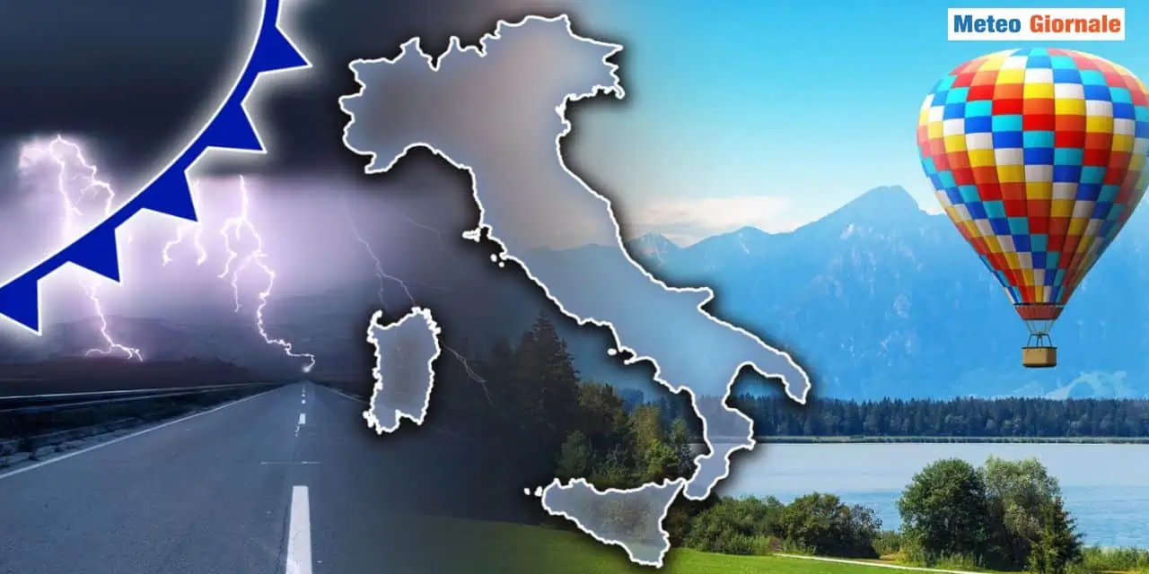 Fronte nel weekend, poi piรน sole e caldo