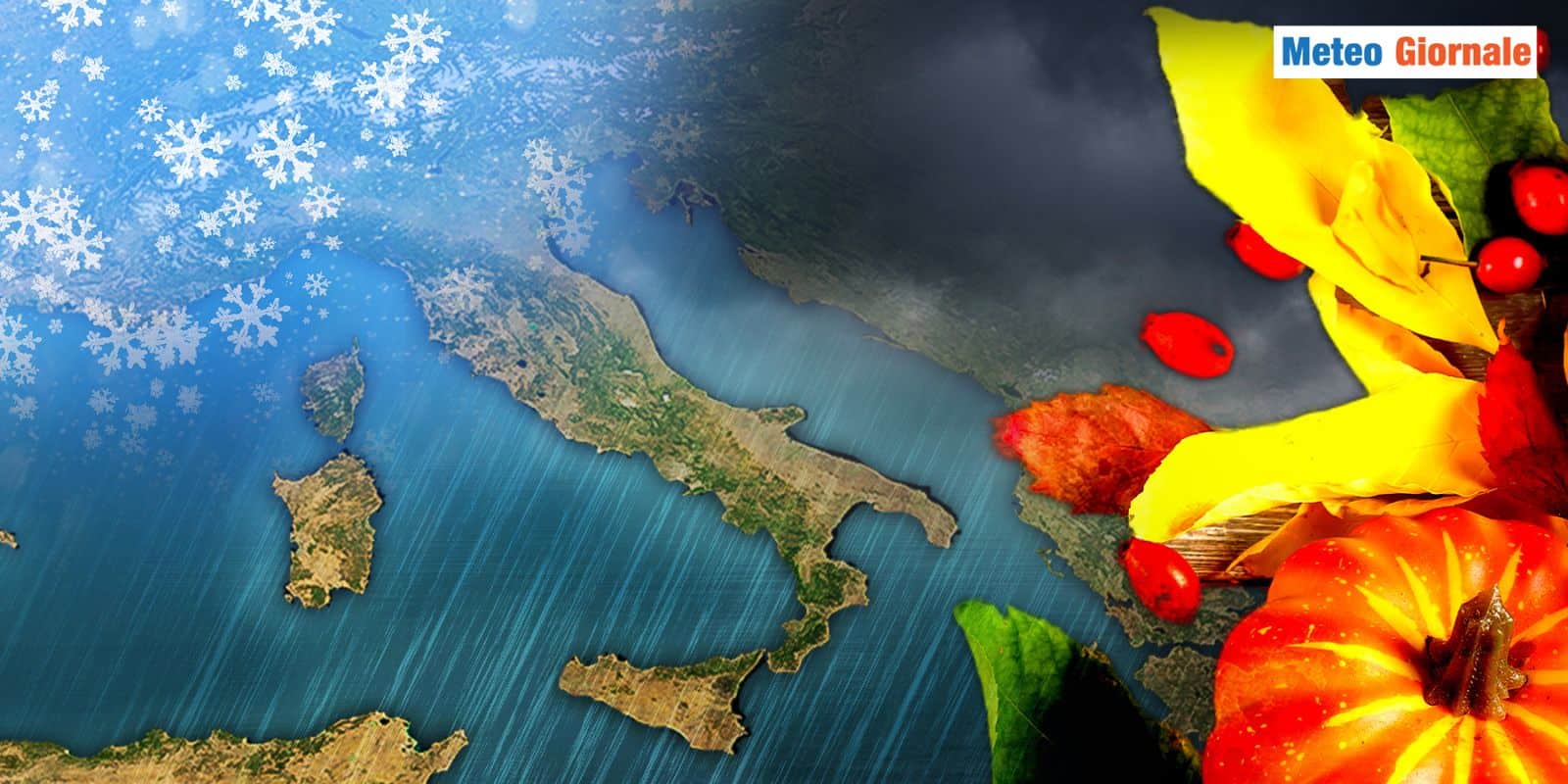 Arriva il FREDDO: da lunedì 27 Ottobre giubbotto e ombrello per tutti