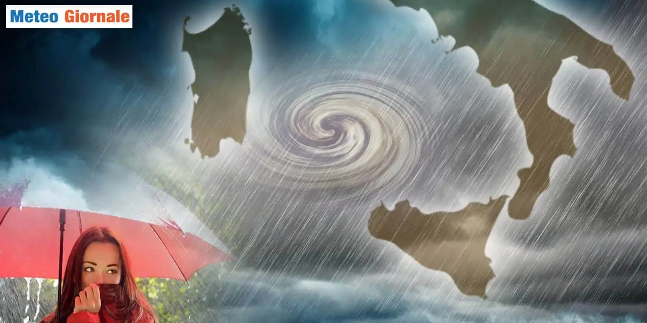 Maltempo infierirà al Sud