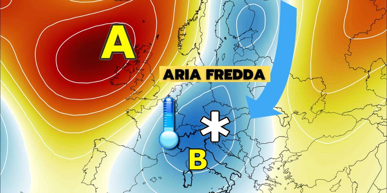 Meteo: sembrerà Dicembre! Spunta altro freddo e neve a bassa quota