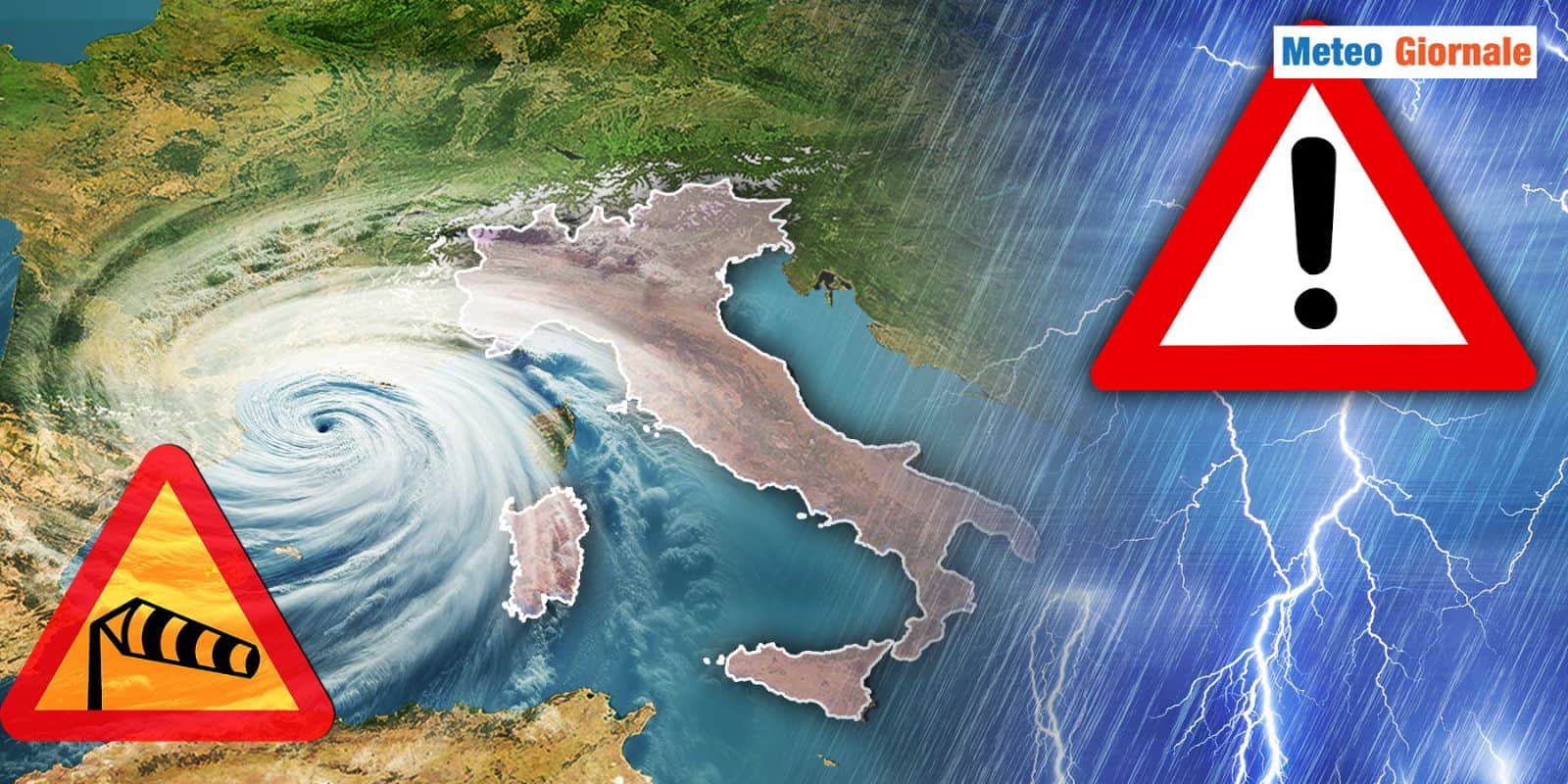 Giovedì 23 OTTOBRE peggiora forte: PIOGGE, ma anche NEVE